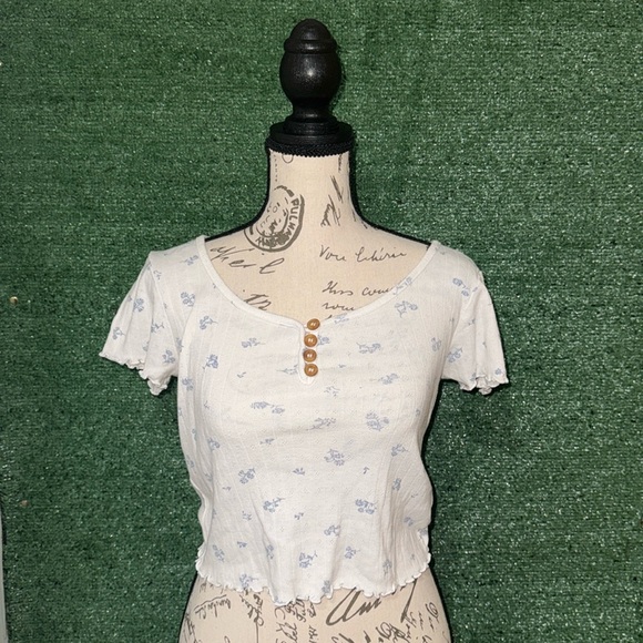 Tops - White Floral Top